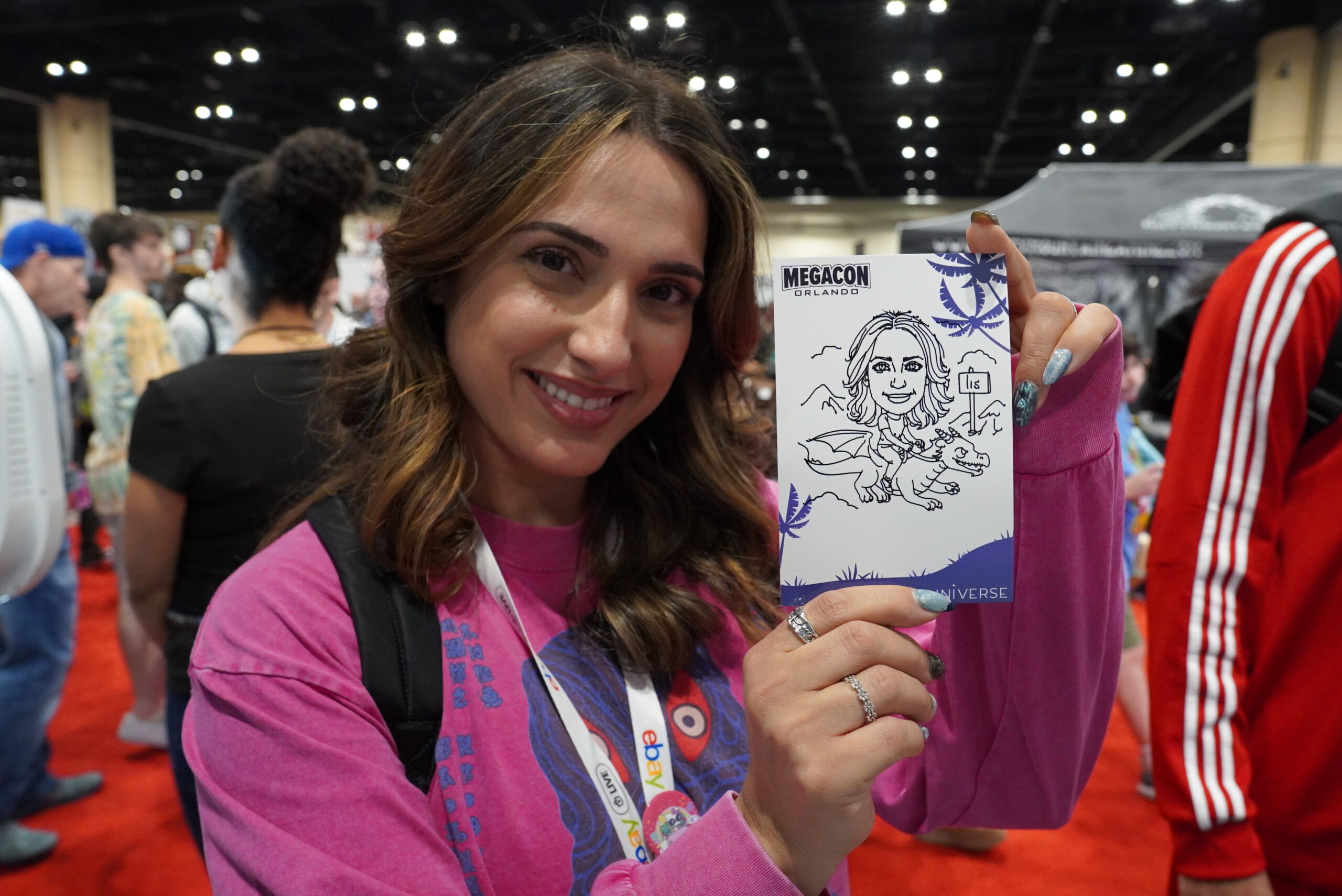 Draw Me Bot robotic portrait artist at an event